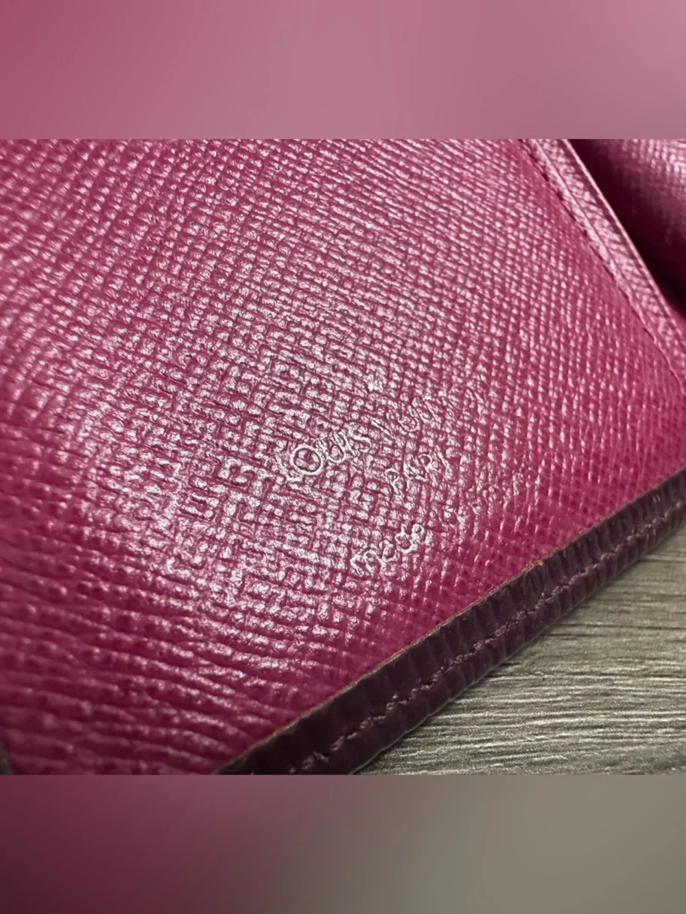 Louis Vuitton Epi Leather French Purse Wallet